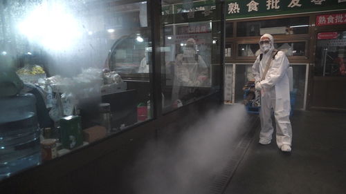 多图 北京农贸市场如何防疫 带您现场看看每天5次消杀